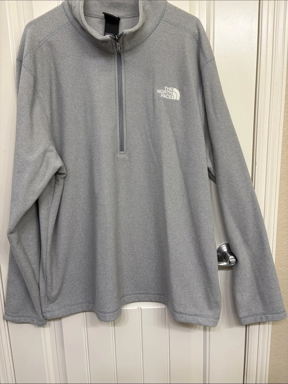 The North Face Mens Waffle Knit Half‎ Zip pullover sweater, XXL